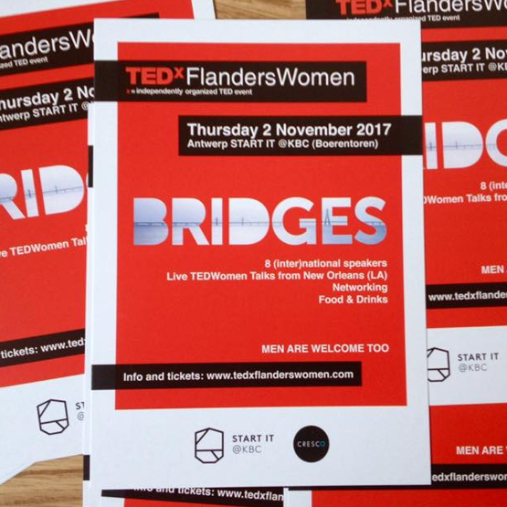 TEDxFlandersWomen Bridges event 2017